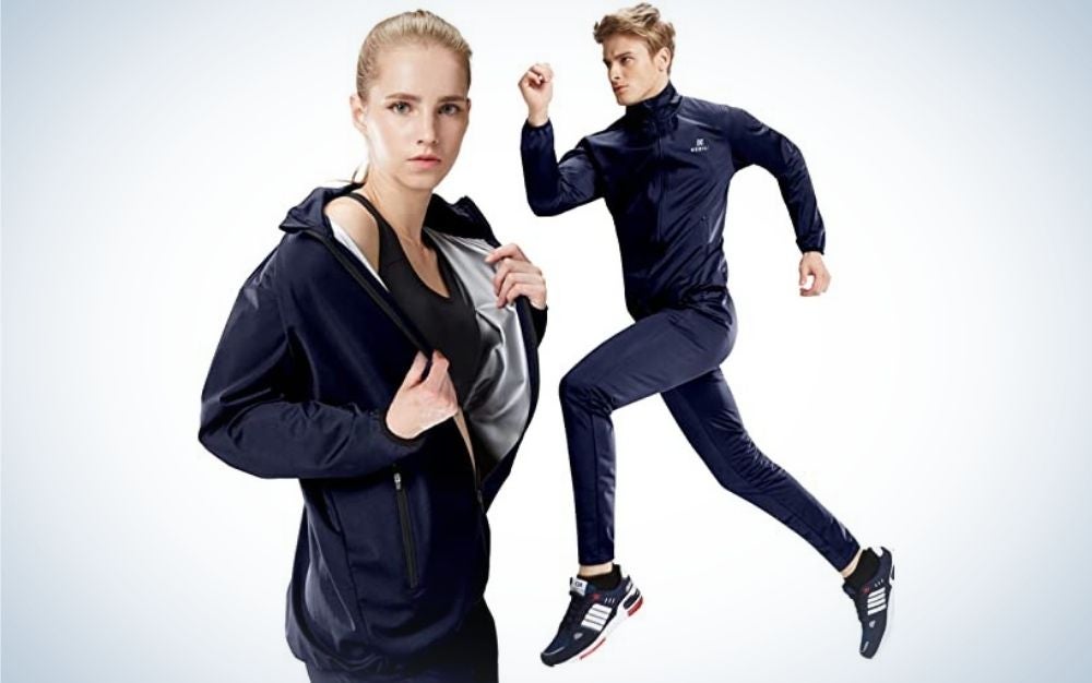 Buy USI UNIVERSAL 415S (L) Men's Black Polyester Sauna Suit For Fitness  Weight Loss Exercise Gym Training, Heavy Duty Sauna Sweat Suit Exercise Gym  Suit, Heavy Polyester, Hook & Loop Fastening Online at Best Prices in India  - JioMart.